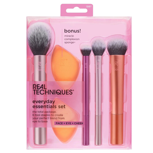Real Techniques Everyday Essentials Makeup Brush Set
