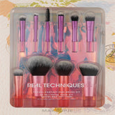 Real Techniques Limited Edition Makeup Brush Set – 10-Piece Collection with Travel Bag