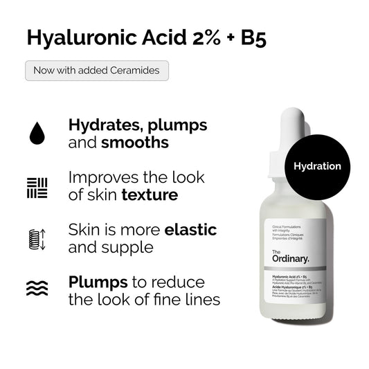 The Ordinary Hyaluronic Acid 2% + B5 Hydrating Serum – 30ml