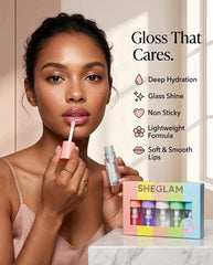 SHEGLAM Jelly Wow Hydrating Lip Oil Set (Pack of 5)