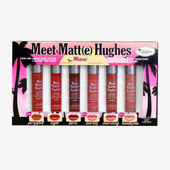 theBalm Meet Matt(e) Hughes Mini Liquid Lipstick Set – Vol. 6 (6-Piece Kit)