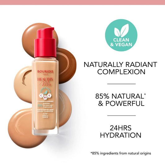 Bourjois | Healthy Mix Foundation | Glowing, Natural Coverage for Radiant Skin